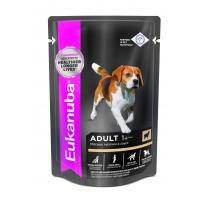 Eukanuba Adult All Breed (для взрослых собак всех пород старше 1 года, с ягненком в соусе) 100г х 12шт Eukanuba Adult All Breed (для взрослых собак всех пород старше 1 года, с ягненком в соусе) 100г х 12шт